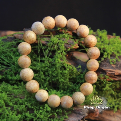 Alternative view of Vòng Đeo Tay Trầm Xí Cao Cấp 10mm x 18 hạt