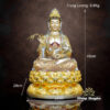 Tượng Quan Âm Bồ Tát Bằng Đồng, Sơn Men Cổ Mẫn Bảo, Không Lá Đề, Cao 30cm - 66cm - ảnh 8
