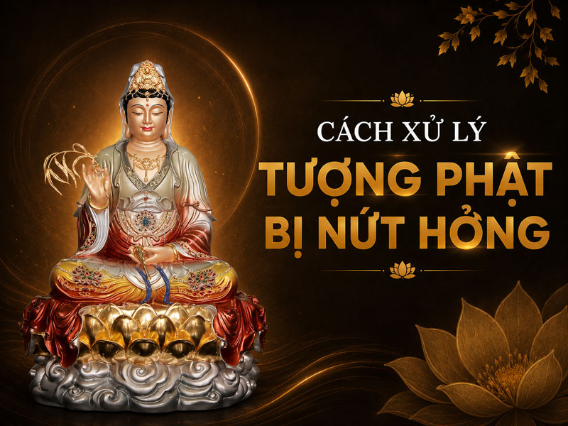 Tượng Phật Không May Bị Sứt Mẻ Hoặc Nứt Vỡ thì Xử Lý Thế Nào Cho Đúng? - ảnh 1