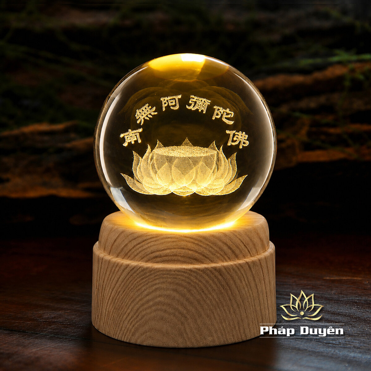 Đèn hoa Sen Trường Minh Cúng Phật Cao cấp 8Cm ( Có chữ) - ảnh 5