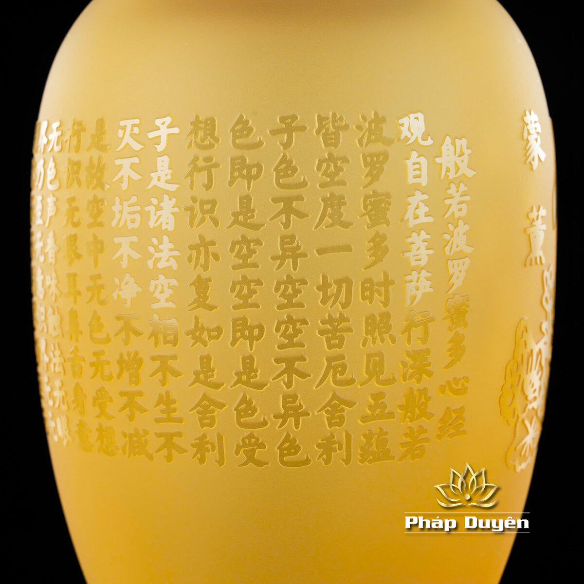 Lọ Hoa Lưu Ly Chữ Phật Nổi Miệng Đồng 10# - ảnh 8