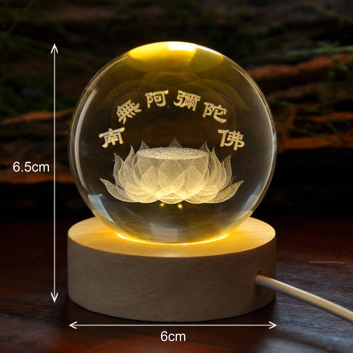 Đèn hoa Sen Trường Minh Cúng Phật 6Cm ( Có chữ) - ảnh 8