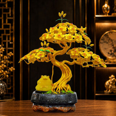 Cây Bonsai Cóc Ngậm Tiền Vàng Size Nhỏ