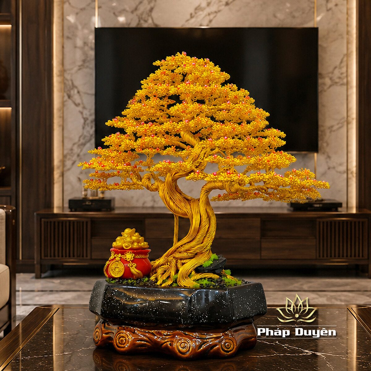 Cây Bonsai Túi Tiền Vàng Size Nhỏ - ảnh 2