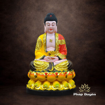 Alternative view of Bộ Tây Phương Tam Thánh Ngồi, Chất Liệu Composit, Cao 38cm