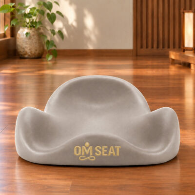 Ghế Ngồi Thiền OM SEAT, Màu Vàng Bò, Vàng Đất, Màu Nâu, Size 59X59X22, 65x64x23,