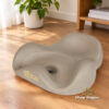 Ghế Ngồi Thiền OM SEAT, Màu Vàng Bò, Vàng Đất, Màu Nâu, Size 59X59X22, 65x64x23, - Ảnh 2