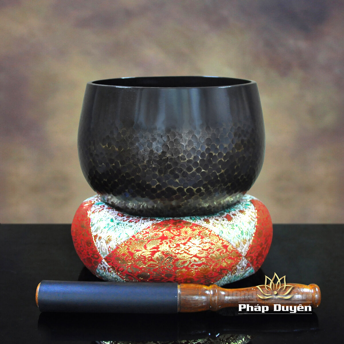 Chuông Đen Vân Vàng 10inch - ảnh 5