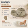 Ghế Ngồi Thiền OM SEAT, Màu Vàng Bò, Vàng Đất, Màu Nâu, Size 59X59X22, 65x64x23, - Ảnh 5