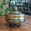 Lư Xông Đồng Khắc Họa Tiết, Chân Cao (Mẫu 123) - Ảnh 5