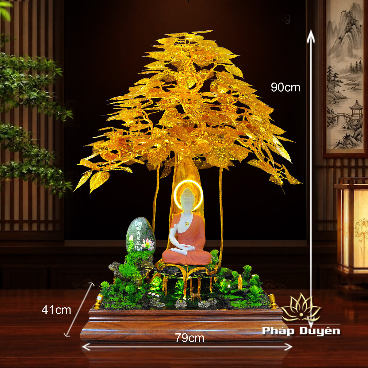 Cây Bonsai Bồ Đề Phật Tọa Thiền Tâm, Size Đại - ảnh 10