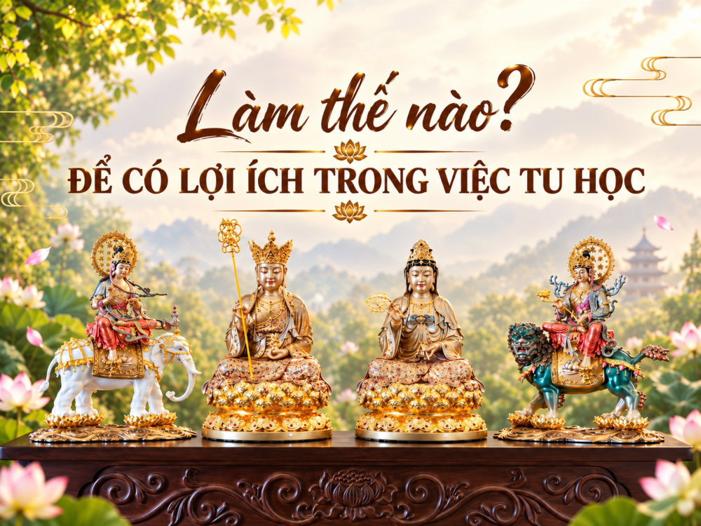 LÀM THẾ NÀO ĐỂ CÓ LỢI ÍCH TRONG VIỆC TU HỌC?
