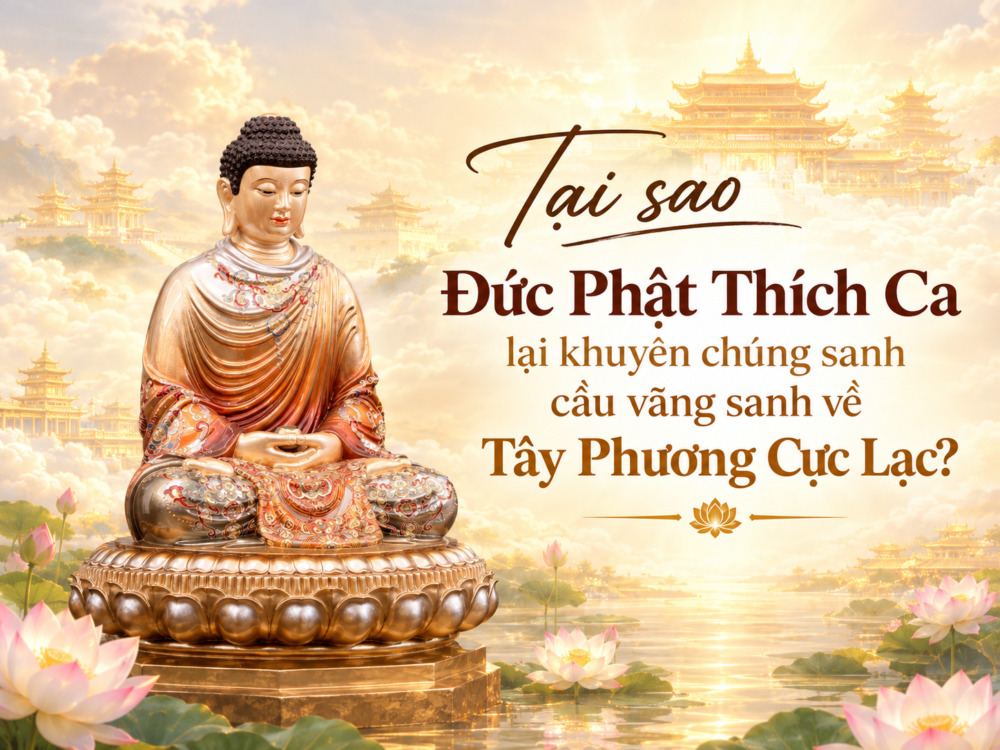 TẠI SAO ĐỨC PHẬT THÍCH CA LẠI KHUYÊN CHÚNG SANH CẦU VÃNG SANH VỀ THẾ GIỚI TÂY PHƯƠNG CỰC LẠC